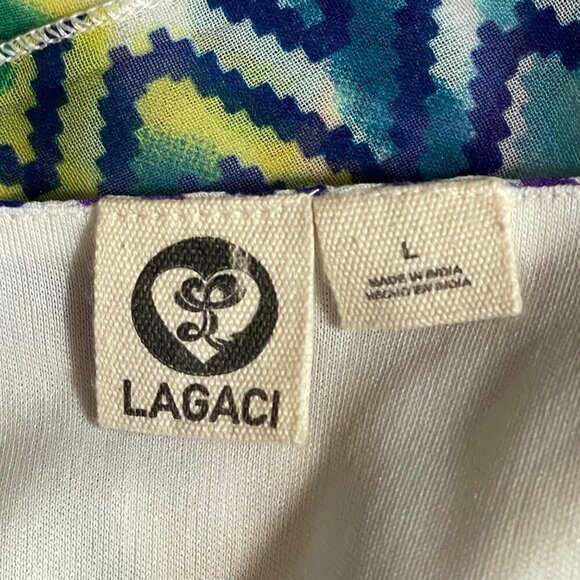 Lagaci Flounce Top With Adjustable Straps Size Large - Picture 6 of 9